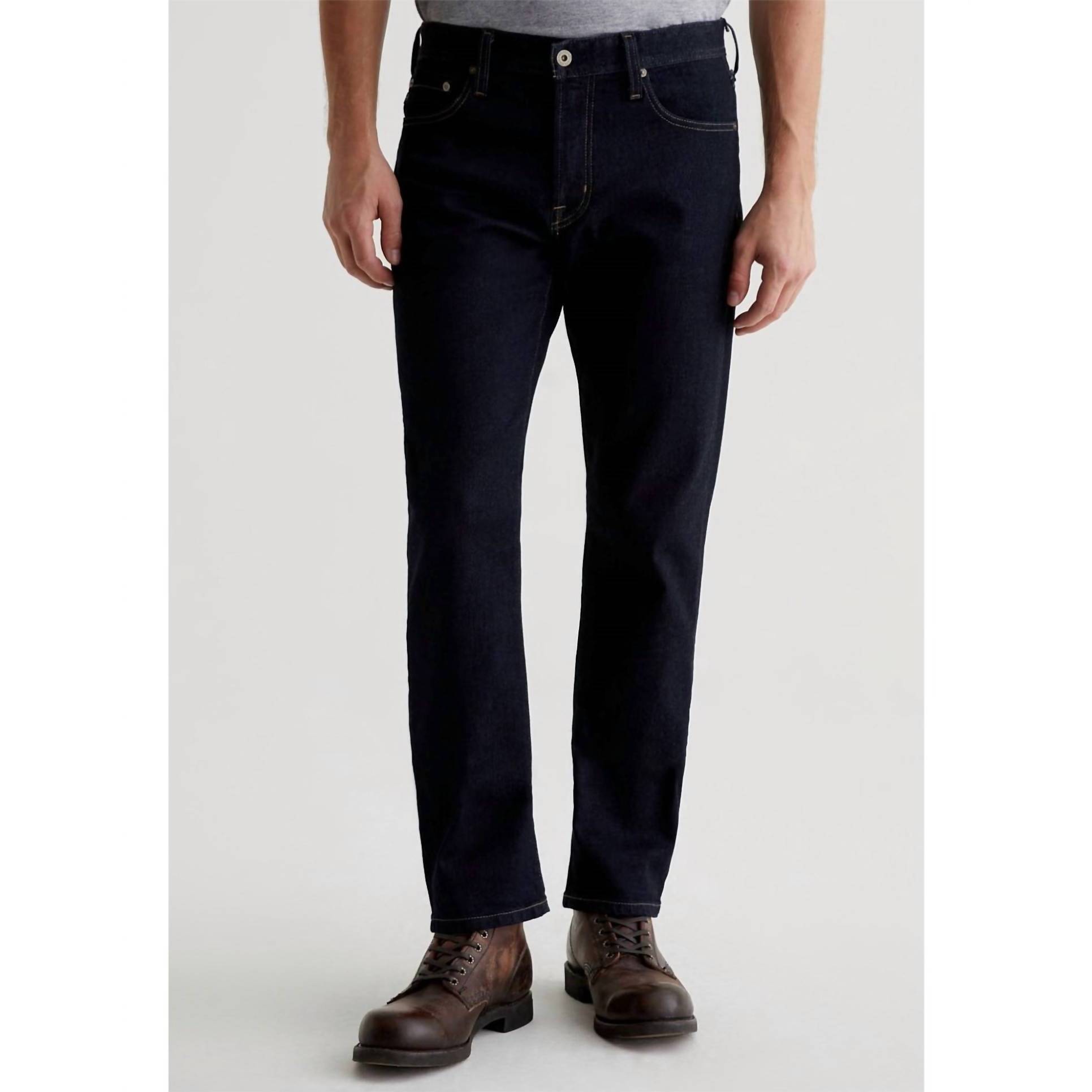 New Ag Jeans Tailored Leg Jean In Dark Denim